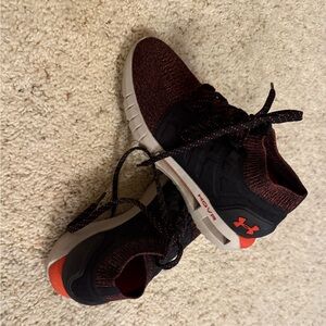 Under Armour HOVR Phantom NC Black Red Running Sneakers, Men’s Size 10.5